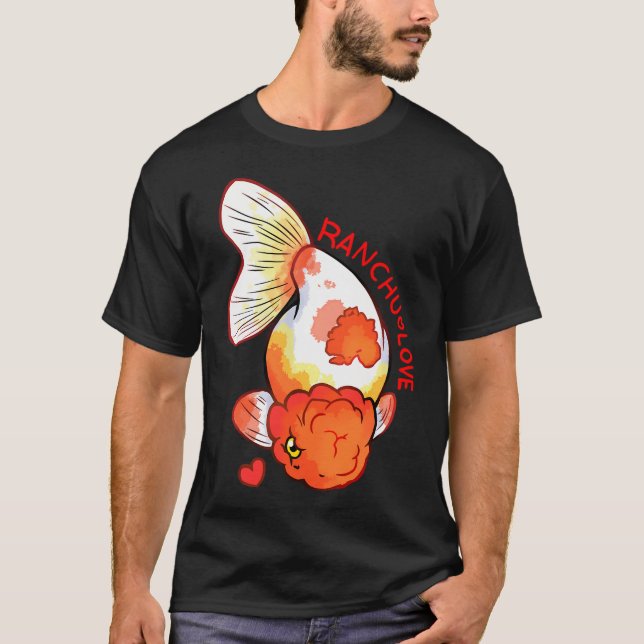 Håll dig lugn och gå på fiske  t shirt (Framsida)