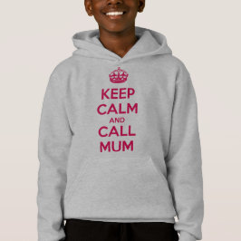 Håll dig lugn och ring mamma t shirt