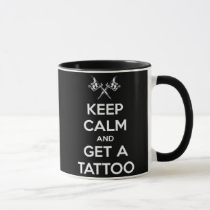 Håll dig lugn och skaffa en tatuering mugg