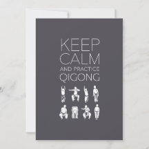 Håll dig lugn och träna Qigong