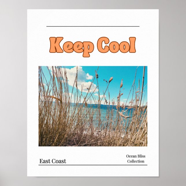 Håll dig lugn poster (Framsidan)