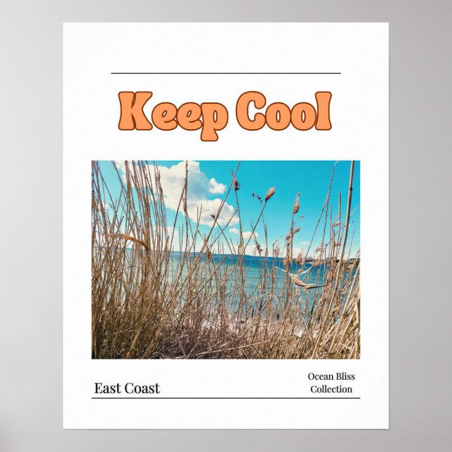 Håll dig lugn poster (Framsidan)