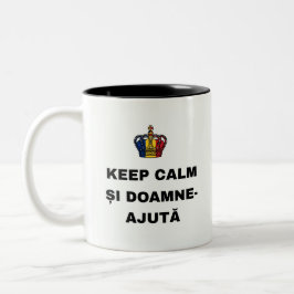 HÅLL DIG LUGN ȘI HERRE HJÄLP Två-Tonad MUGG