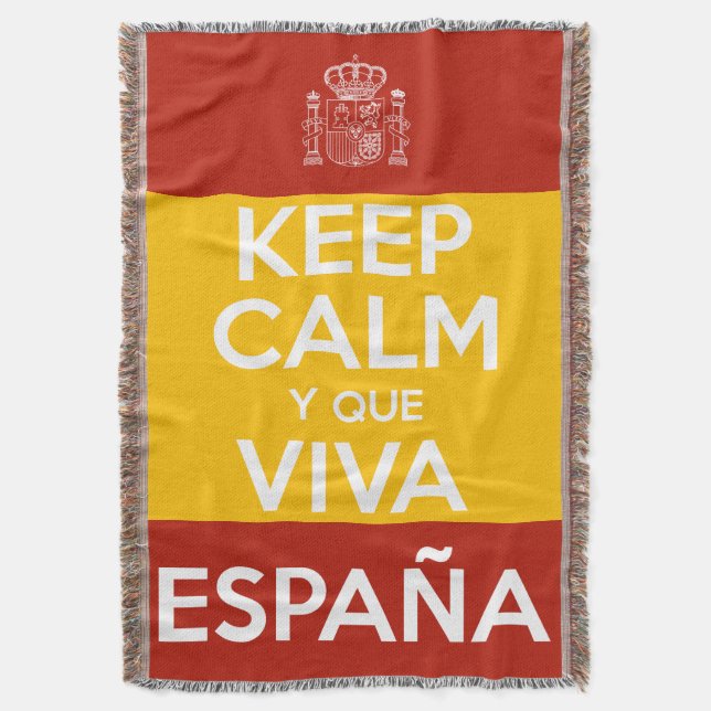 Håll dig lugn y que viva España Filt (Framsidan Vertikal)