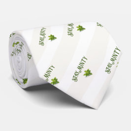 Håll dig Minty Derbyfest Söt Citat Vattenfärg Slips