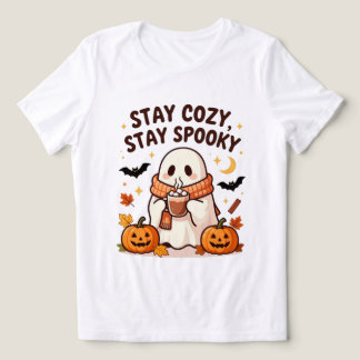 Håll dig mysig, håll dig skräckinjagande Söt spök T Shirt