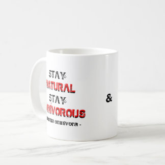 Håll dig naturlig, ät allsidigt & drick kaffe! kaffemugg