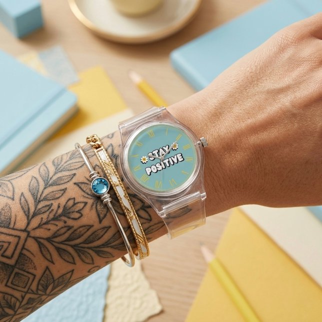 Håll dig positiv armbandsur (Skapare uppladdad)