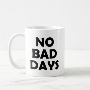 Håll dig positiv Ingen dålig livsstil Kaffemugg