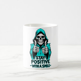 Håll dig Positiv – Inspirerande Motiverande Kaffemugg
