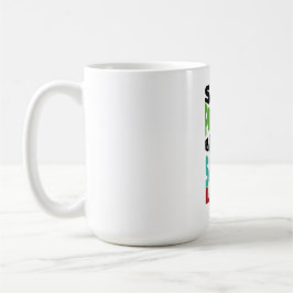 Håll dig positiv kaffemugg
