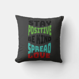 Håll dig Positiv Kudde