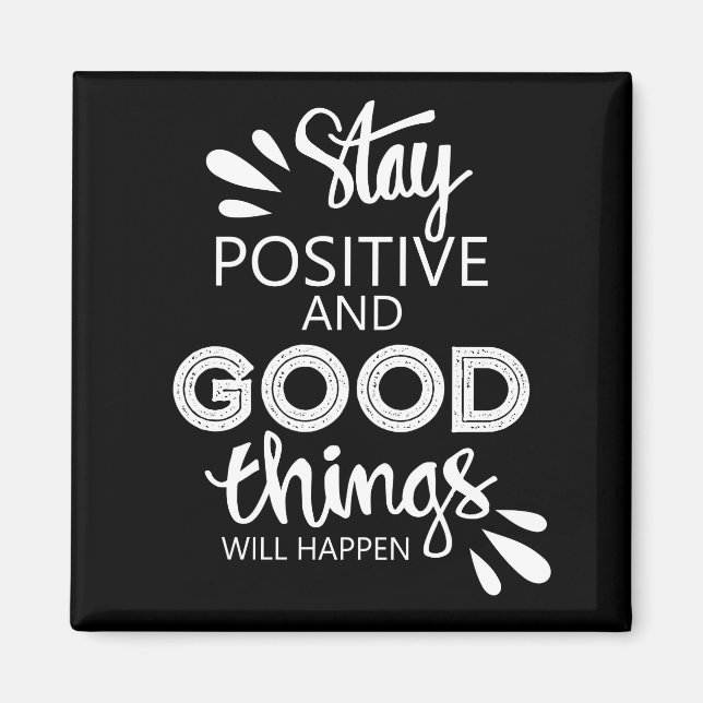 Håll dig positiv magnet (Framsidan)