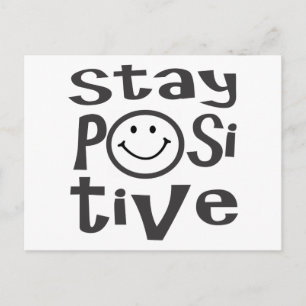Håll dig positiv med Lycklig Ansikte Vykort