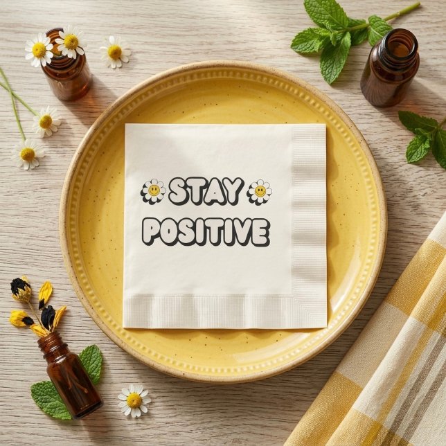 Håll dig positiv pappersservett (Skapare uppladdad)