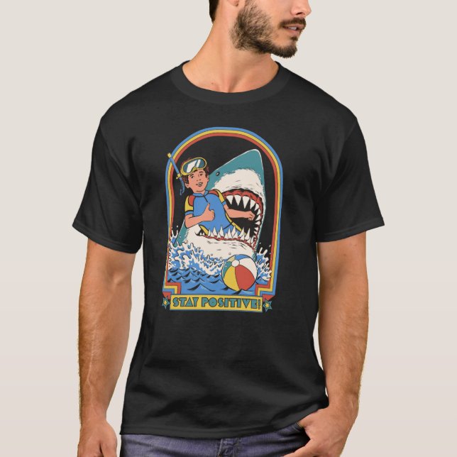 Håll dig positiv vän t shirt (Framsida)