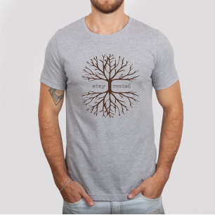 Håll dig rotad inspirationell kristen tro T-Shirt