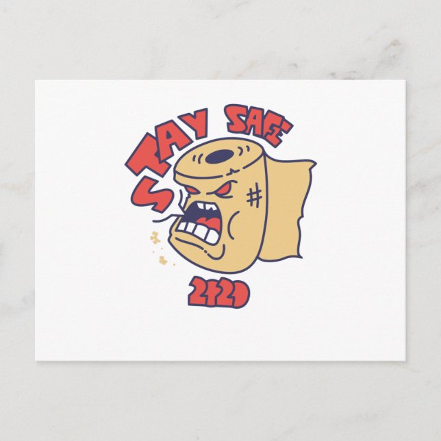 Håll dig säker 2020 vykort (Framsida)