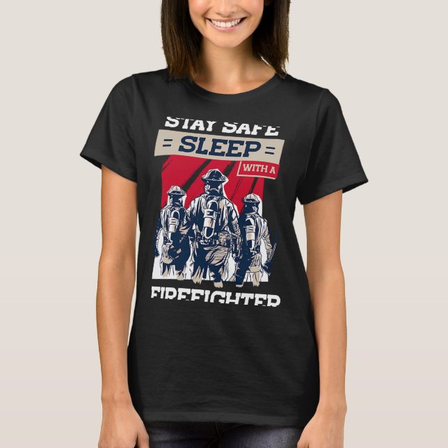 Håll dig Säker i viloläge med ett brandsläckningsj T Shirt (Framsida)
