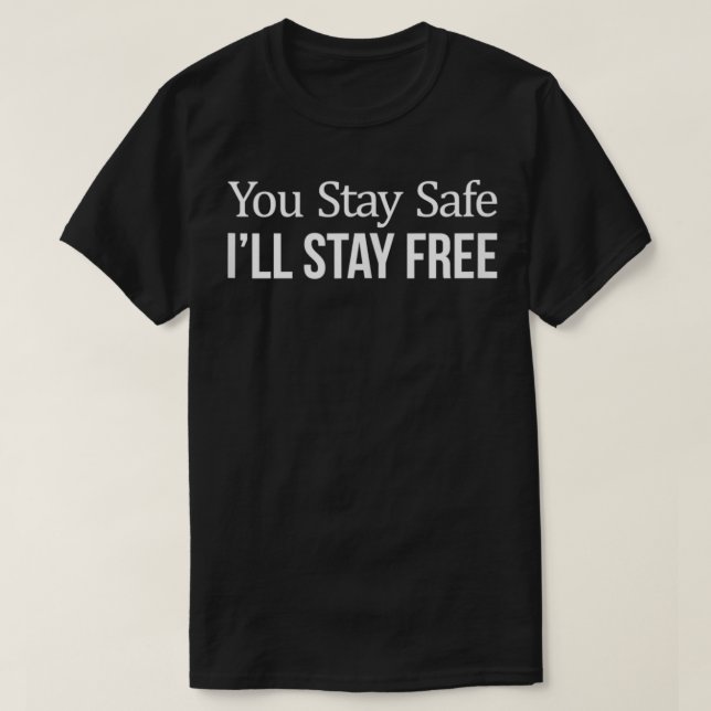 Håll dig Säker - jag är ledig - Tanktopet T Shirt (Design framsida)