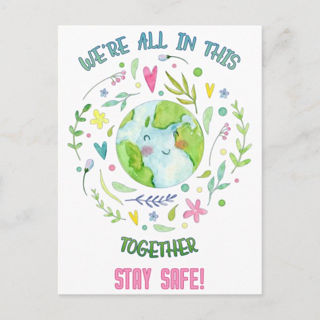 Håll dig Säker! Vykort (Framsida)