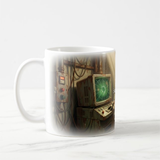 ⚡ Håll dig skarp industriell taktisk keramikmugg Kaffemugg (Vänster)