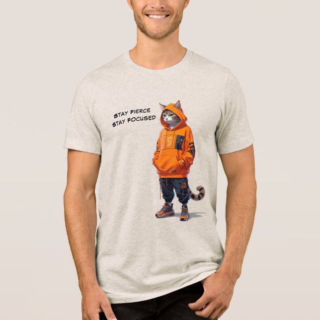 Håll dig spänd, håll dig fokuserad - Anpassade T Shirt (Framsida)