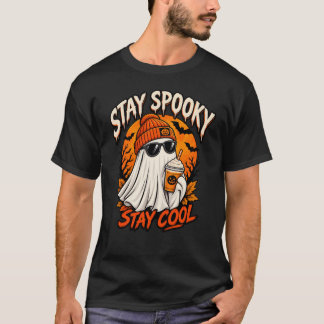 Håll dig spöklik Håll dig cool Ghost Halloween T-S T Shirt