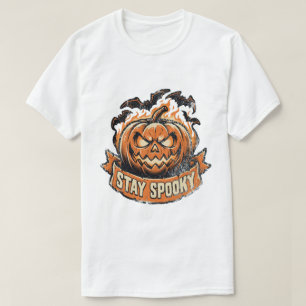 Håll dig spöklik Onda Jack O' Lantern Vintage Hall T Shirt