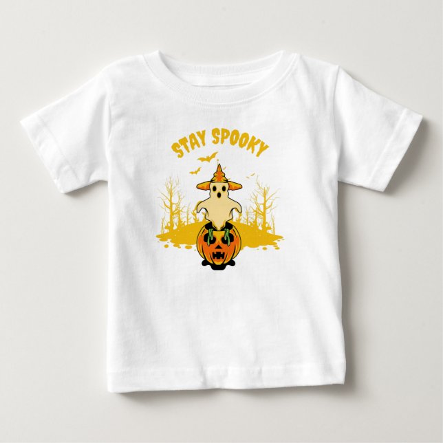 Håll dig spöklik  t shirt (Framsida)