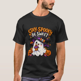 Håll dig spöklik, var söt, söt litet spöke Hallowe T Shirt