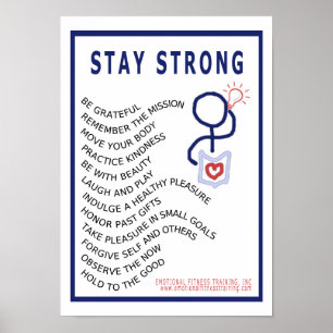 Håll dig stadig Poster