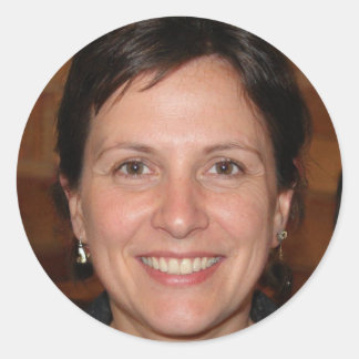 Håll dig stark, håll dig positiv runt klistermärke