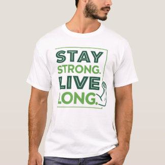 Håll dig stark. Levande lång T Shirt