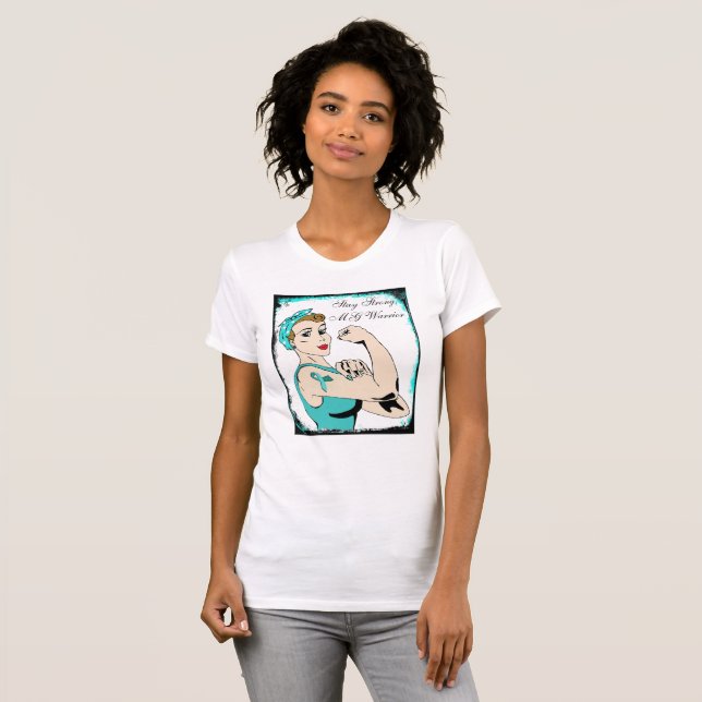 Håll dig stark MG Warrior Tee (Hel framsida)