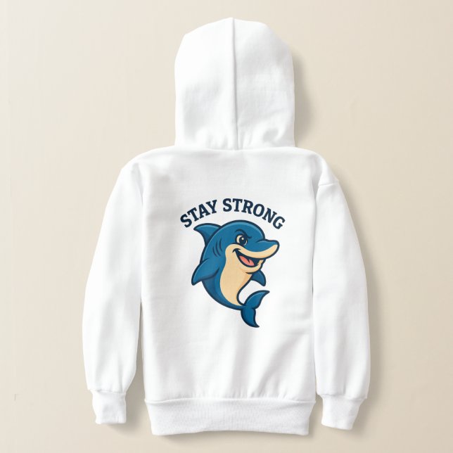 Håll dig stark Stänk T-Shirt (Laydown Baksida)
