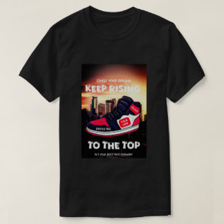 Håll dig stigande till den cinematiska logotypen R T Shirt