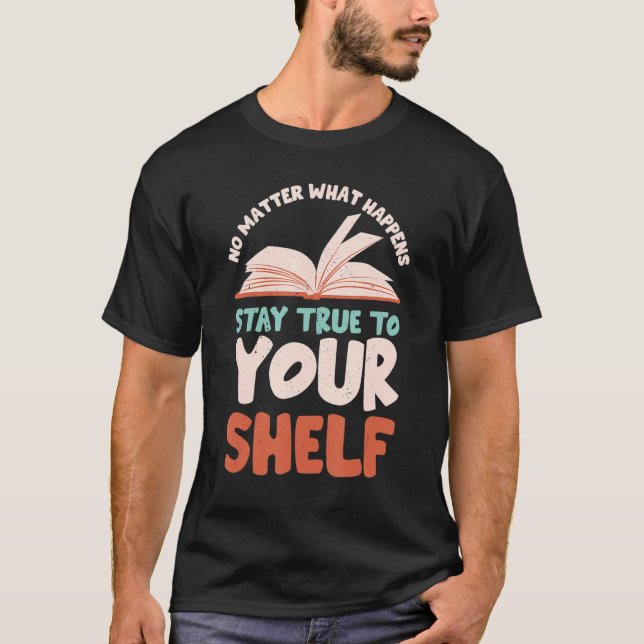 Håll dig till din inkapslade, alkohollästa Bok T Shirt (Framsida)