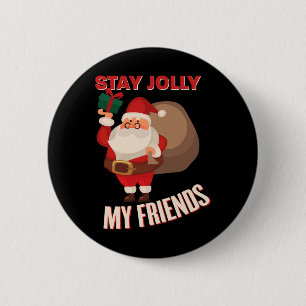 Håll dig till min vän Coolan Jul Helgdag Costu Knapp
