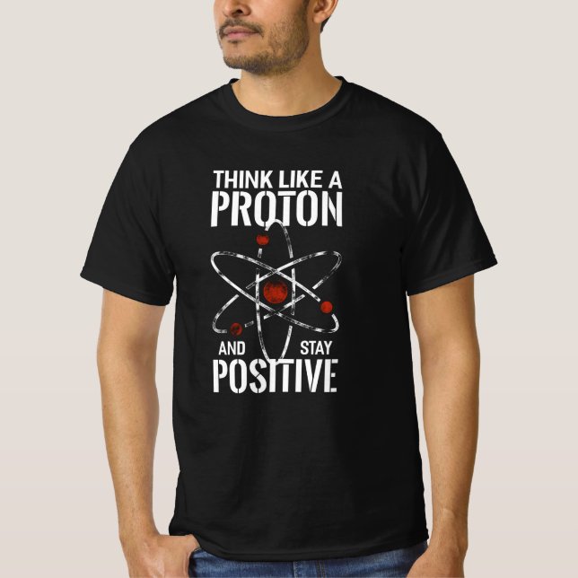 Håll dig till protonatomfysiken och citera roligt t shirt (Framsida)