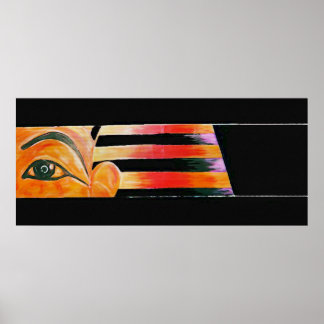 Håll dig till Vision V - Matris Papper utskrift Poster