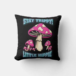 Håll dig trippig! Liten hippie Kudde