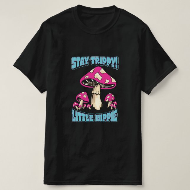 Håll dig trippig! Liten hippie T Shirt (Design framsida)