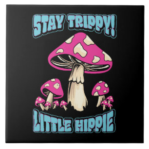 Håll dig trippy! Liten hippie Kakelplatta