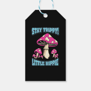 Håll dig trippy! Liten hippie Presentetikett