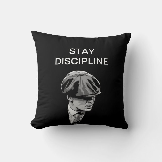 Håll dig undan disciplinen - Motiveringsminimalist Kudde (Framsida)