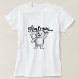Håll dig undan primitiv katt T-Shirt
