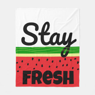 Håll dig uppdaterad Watermelon Fleece Blanket