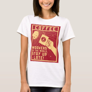 Håll dig uppe sent t shirt