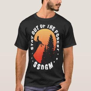 Håll dig utanför skogskampanjens höjda naturvärde t shirt
